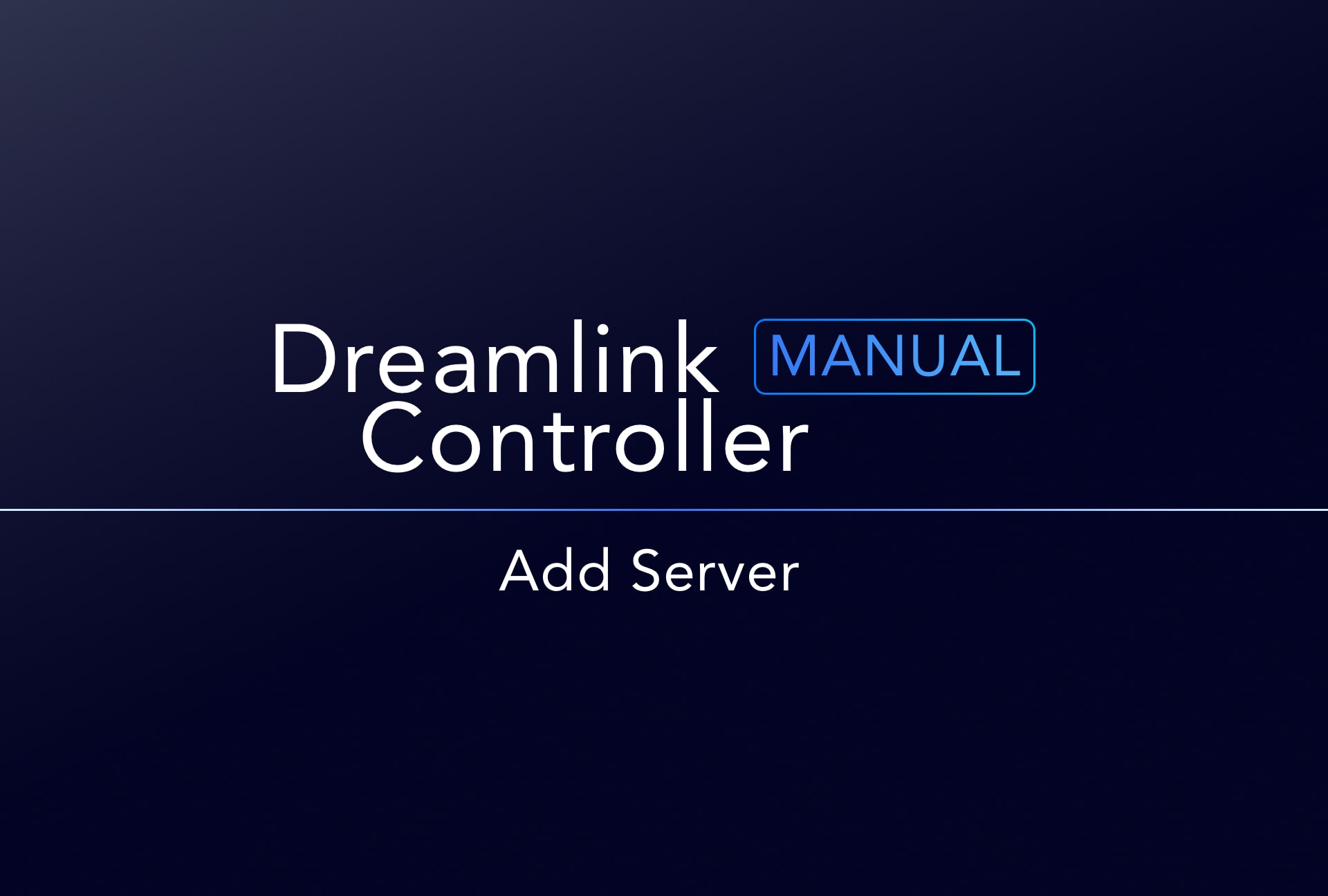 Dreamlink添加服务器